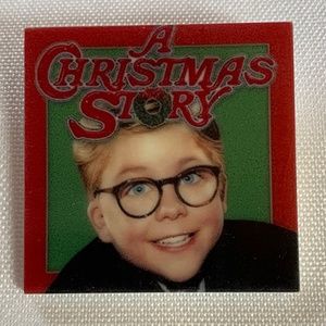 NWT. Handmade Pin Brooch of Ralphie from A Christmas Story!
